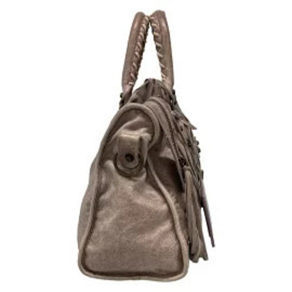 Balenciaga The City Handbag Purple Leather